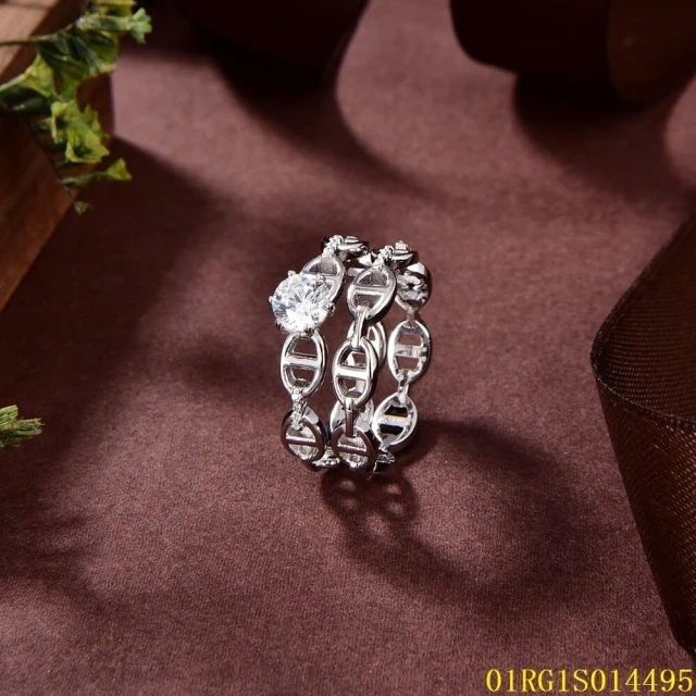 Classic Hot Sale Sterling Silver 925 jewelry Ring