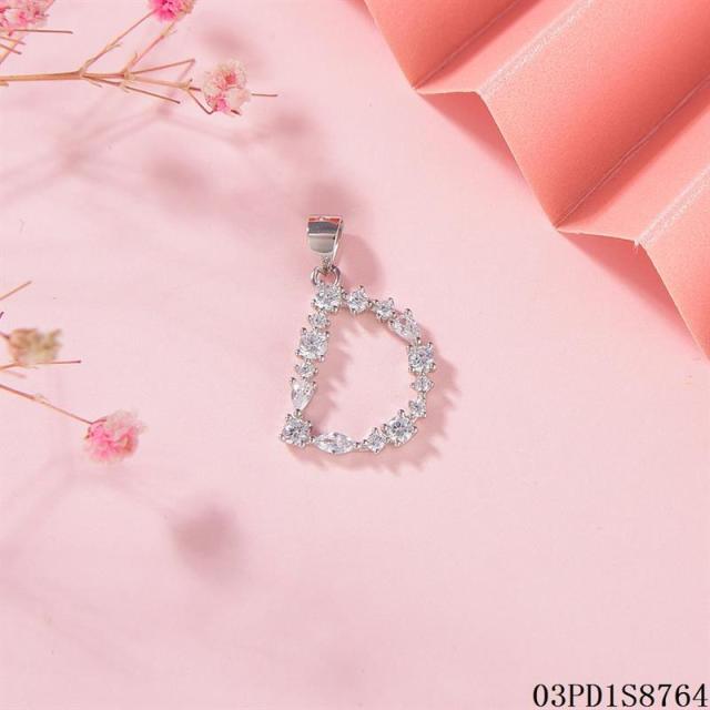 Top Seller: 925 Sterling Silver A-Z Letter Pendant, Stylish & Quality Gift