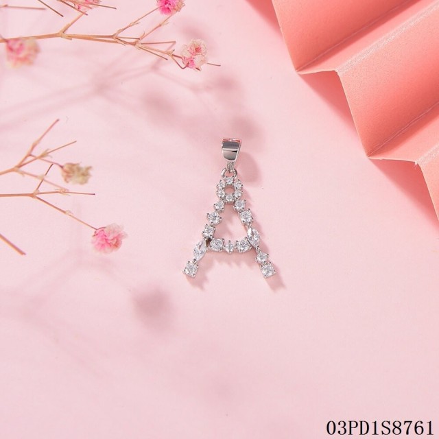 Top Seller: 925 Sterling Silver A-Z Letter Pendant, Stylish & Quality Gift