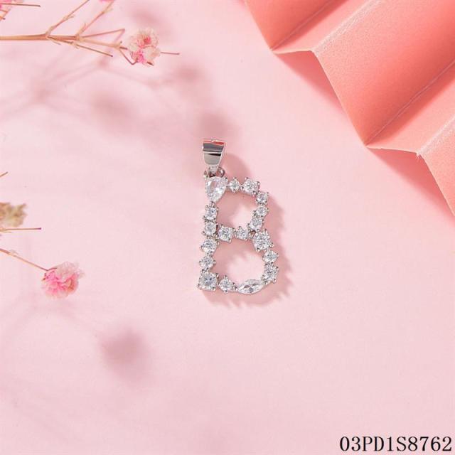 Top Seller: 925 Sterling Silver A-Z Letter Pendant, Stylish & Quality Gift