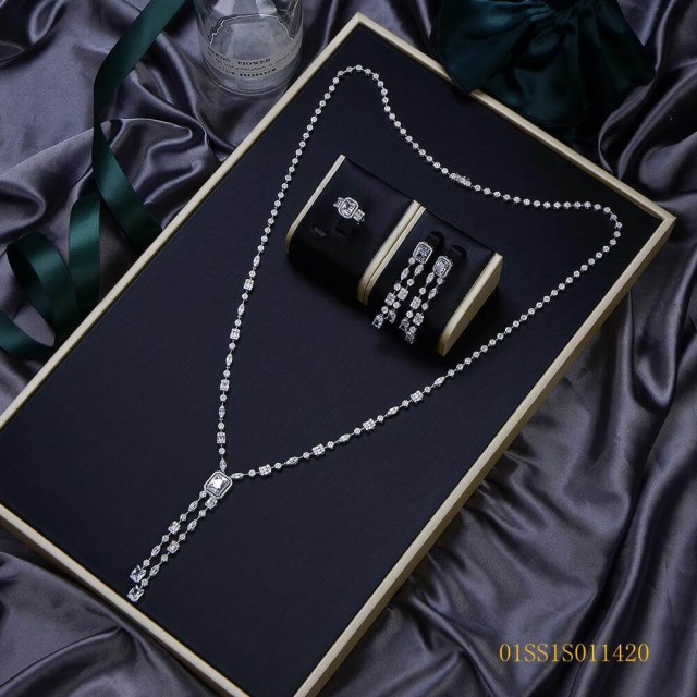 Hot Fashion jewelry Long Chain Necklace Set