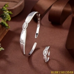 Unique Design Fashion Sterling Silver 925 Jewelry Bangle