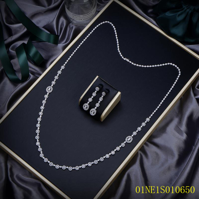 China Wholesale Factory jewelry Long Chain Necklace Set