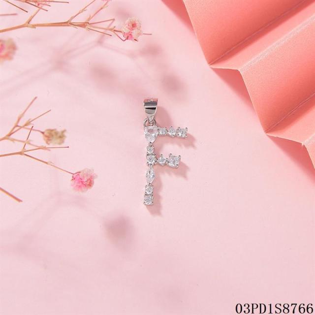 Top Seller: 925 Sterling Silver A-Z Letter Pendant, Stylish & Quality Gift