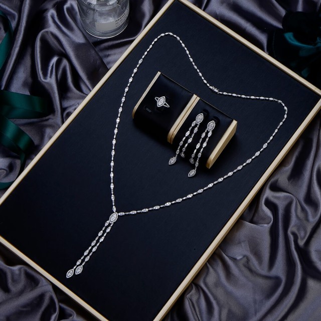 The New Listing jewelry Long Chain Necklace Set