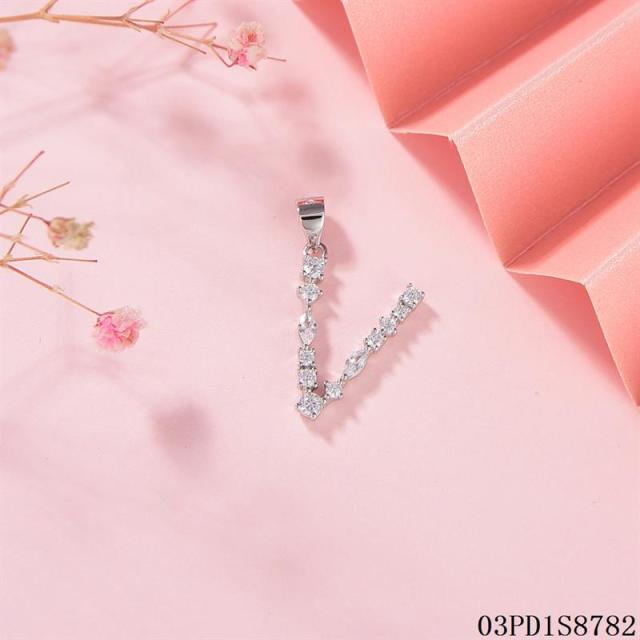 Top Seller: 925 Sterling Silver A-Z Letter Pendant, Stylish & Quality Gift