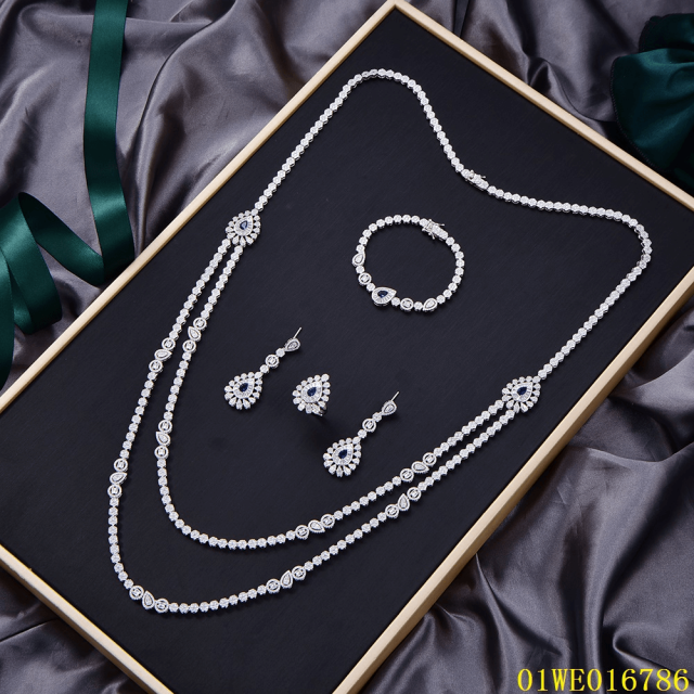New Arrivals jewelry Long Chain Necklace Set