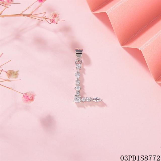 Top Seller: 925 Sterling Silver A-Z Letter Pendant, Stylish & Quality Gift