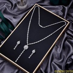 New Arrivals Sterling Silver 925 jewelry Long Chain Necklace Set