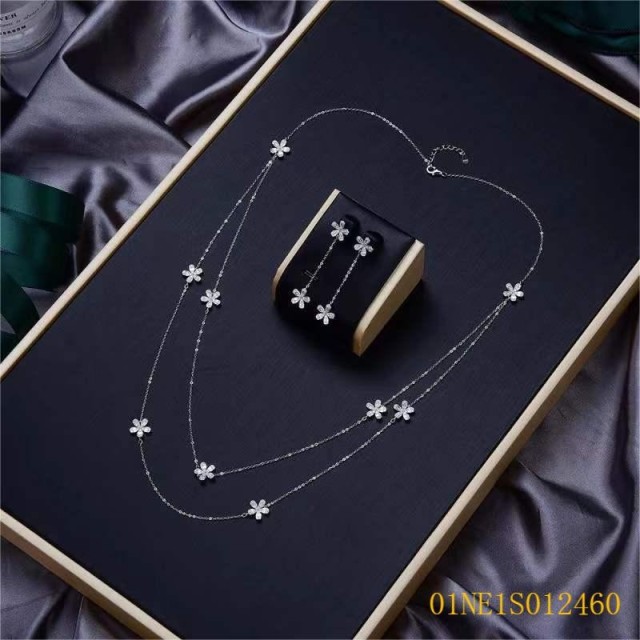 Wholesale High End Quality jewelry Long Chain Necklace Set