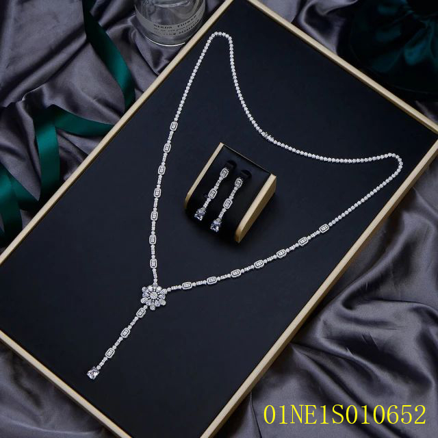Quality Wholesale Unique Design Sterling Silver 925 jewelry Long Chain Necklace Set