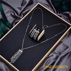 wholesale price jewelry Long Chain Necklace Set