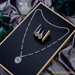 Quality Factory Supply New Design Sterling Silver 925 jewelry Long Chain Necklace Set