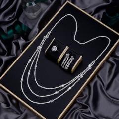 Hot Fashion jewelry Long Chain Necklace Set