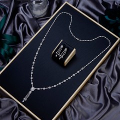 Hot Fashion jewelry Long Chain Necklace Set