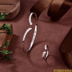 Direct Selling Sterling Silver 925 Jewelry bangle ring set