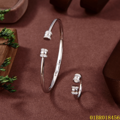Direct Selling Sterling Silver 925 Jewelry bangle ring set