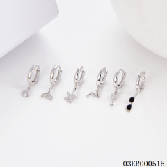 Popular Design Sterling Silver 925 jewelry Earrings