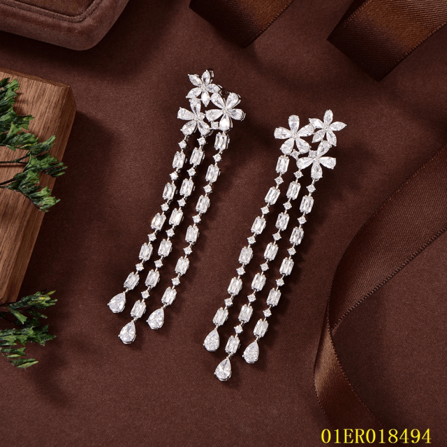 Quality Factory Supply New Design Sterling Silver 925 jewelry Earrings