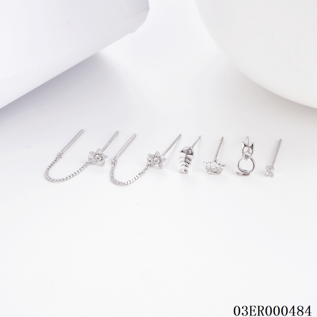 wholesale price Sterling Silver 925 jewelry Earrings