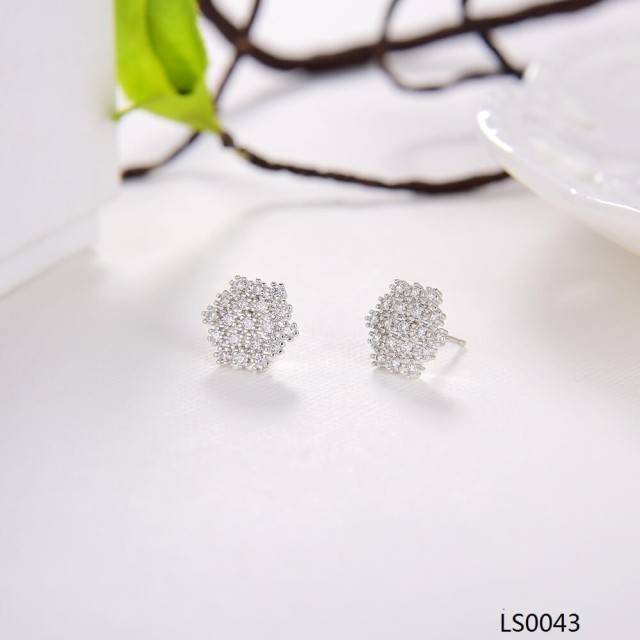 Factory Supply Quality Assurance Sterling Silver 925 jewelry Earrings