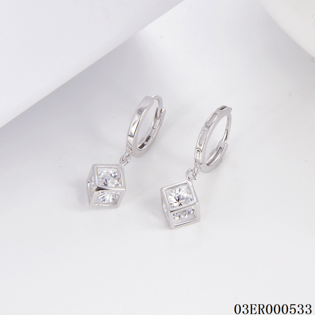 Unique Design Fashion Sterling Silver 925 jewelry Earrings