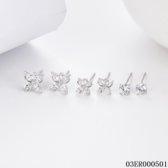 Quality Factory Supply New Design Sterling Silver 925 jewelry Earrings