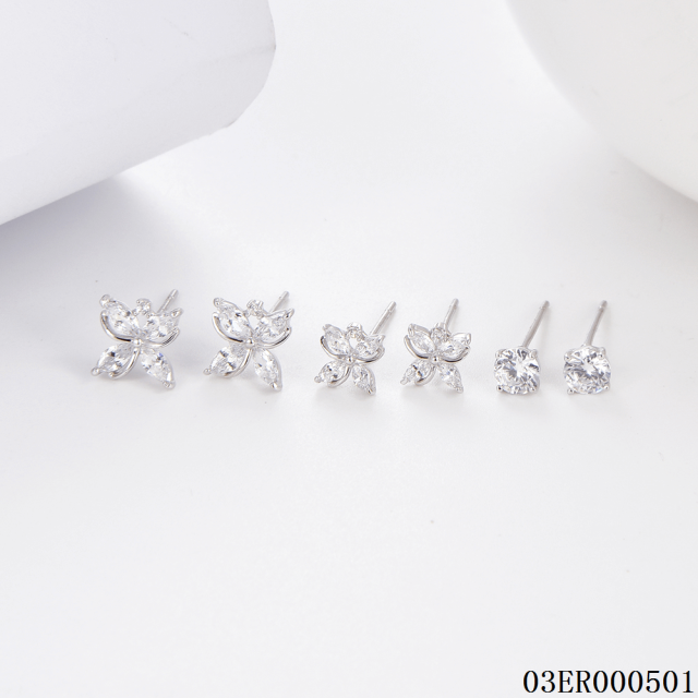 Quality Factory Supply New Design Sterling Silver 925 jewelry Earrings