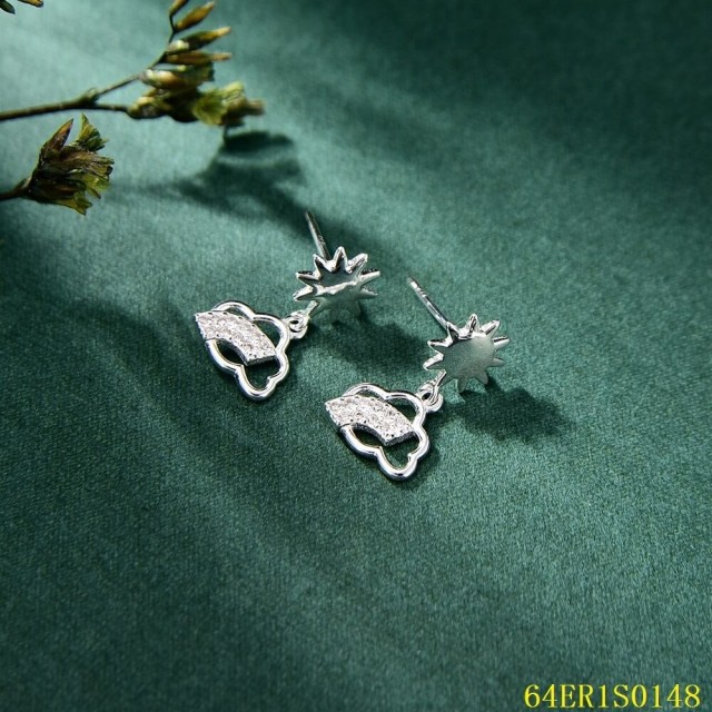 Wholesale High End Quality Sterling Silver 925 jewelry Earrings
