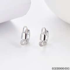 Unique Design Fashion Sterling Silver 925 jewelry Earrings