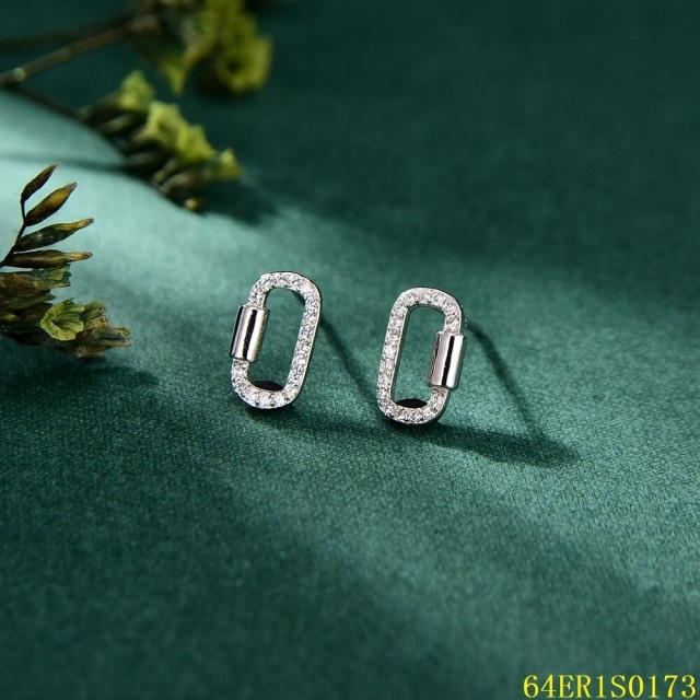 Unique Design Fashion Sterling Silver 925 jewelry Earrings