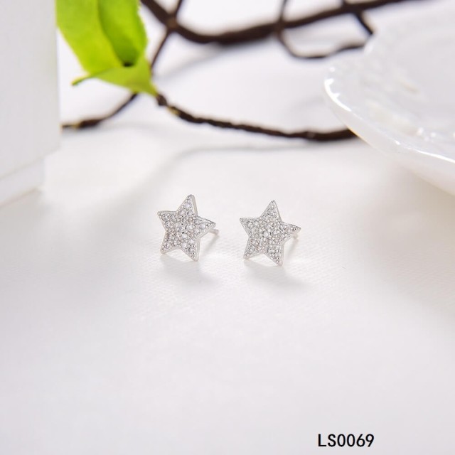 Quality Factory Supply New Design Sterling Silver 925 jewelry Earrings