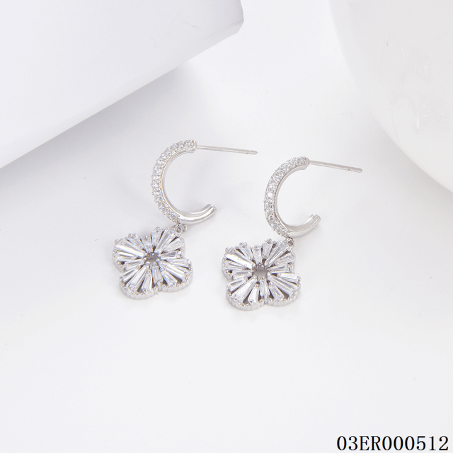 Hot Fashion Sterling Silver 925 jewelry Earrings