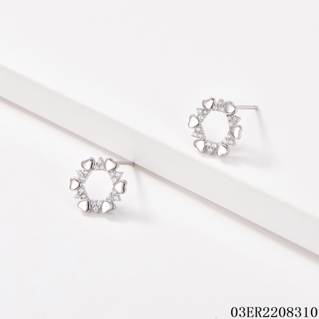 Factory Supply Quality Assurance Sterling Silver 925 jewelry Earrings
