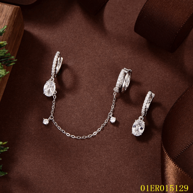Unique Design Fashion Sterling Silver 925 jewelry Earrings