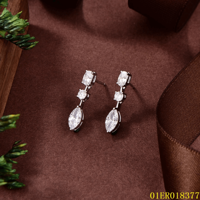 Wholesale High End Quality Sterling Silver 925 jewelry Earrings