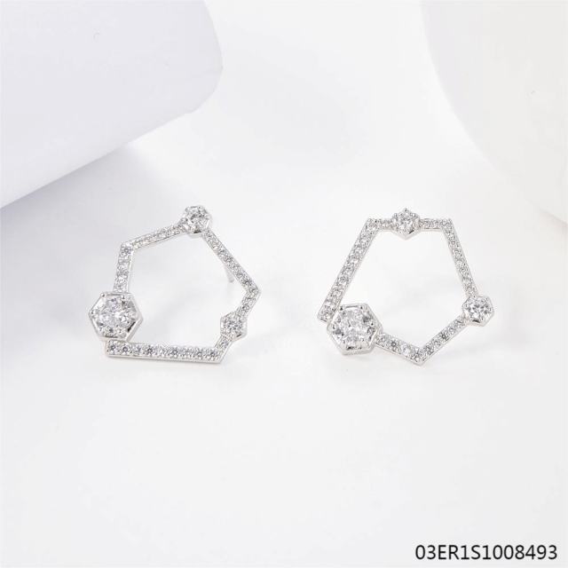 Quality Factory Supply New Design Sterling Silver 925 jewelry Earrings