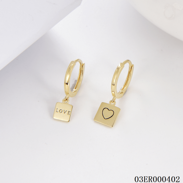 Unique Design Fashion Sterling Silver 925 jewelry Earrings