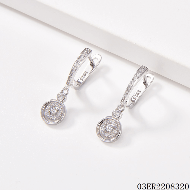Wholesale High End Quality Sterling Silver 925 jewelry Earrings