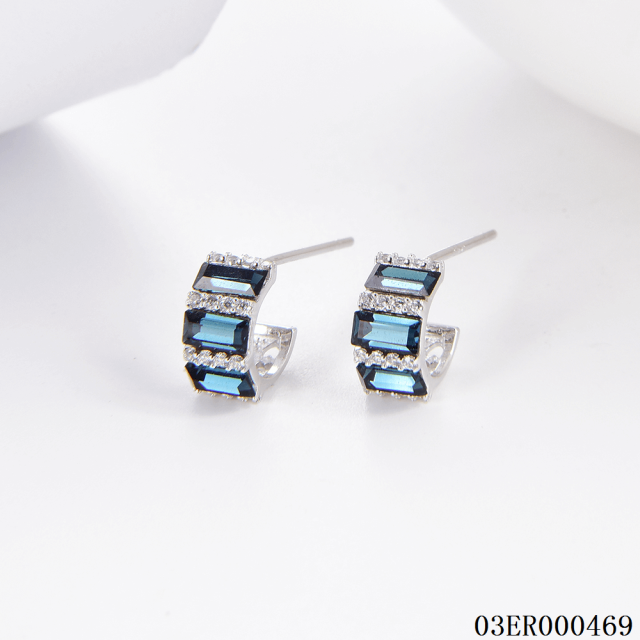 Factory Supply Quality Assurance Sterling Silver 925 jewelry Earrings