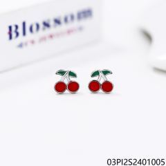 Hot Style Wholesale Luxury Emeralds Women Jewelry 925 Silver Zircon Long Stud Earrings