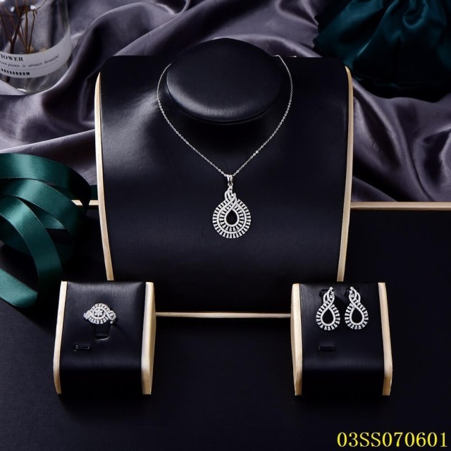 Hot Style Wholesale Sterling Silver 925 jewelry Jewelry Set
