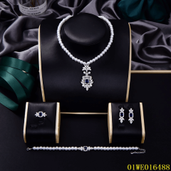 Hot Fashion Pearl Sterling Silver Jewelry Set
