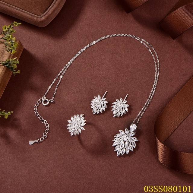Hot Style Wholesale Sterling Silver 925 jewelry Jewelry Set
