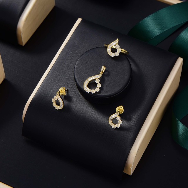 Hot Fashion Sterling Silver 925 jewelry Jewelry Set