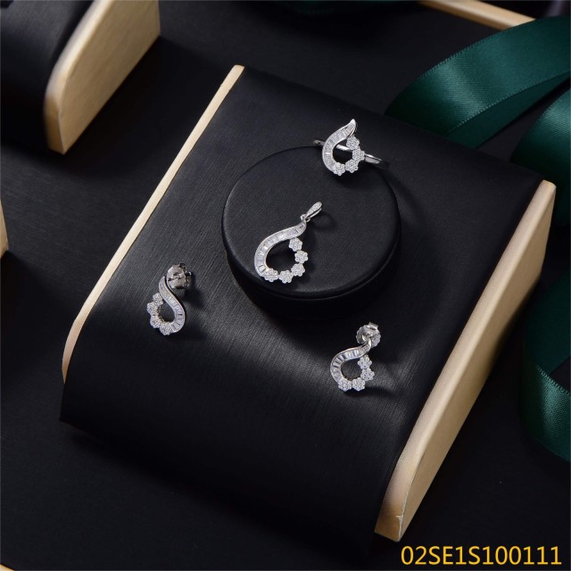 Factory Supply Quality Assurance Sterling Silver 925 jewelry Jewelry Set