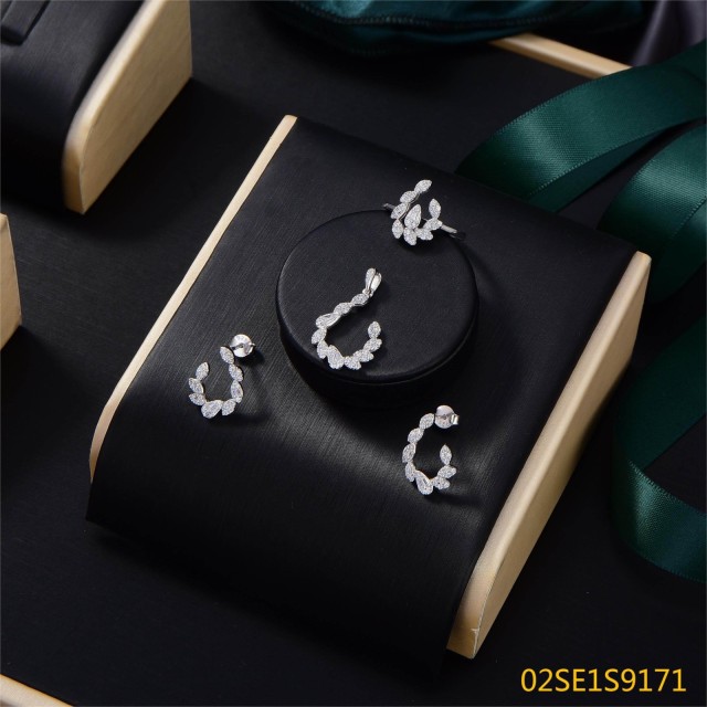 Popular Wholesale Designer Sterling Silver 925 jewelry Jewelry Set