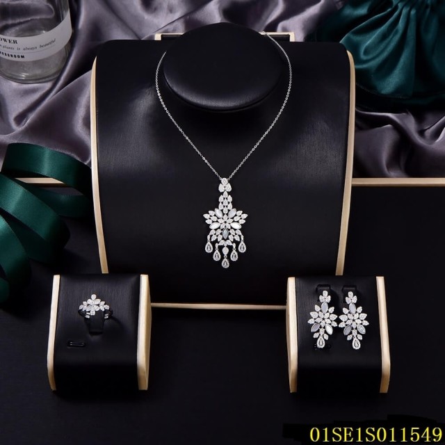 Quality Wholesale Unique Design Sterling Silver 925 jewelry Jewelry Set