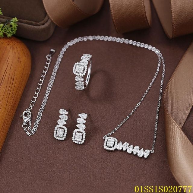 Factory Supply Quality Assurance Sterling Silver 925 Jewelry Set