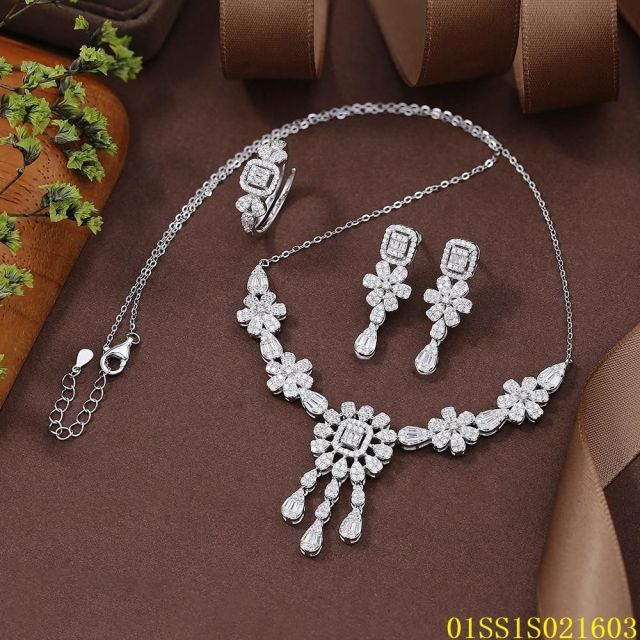 Factory Supply Quality Assurance Sterling Silver 925 Jewelry Set